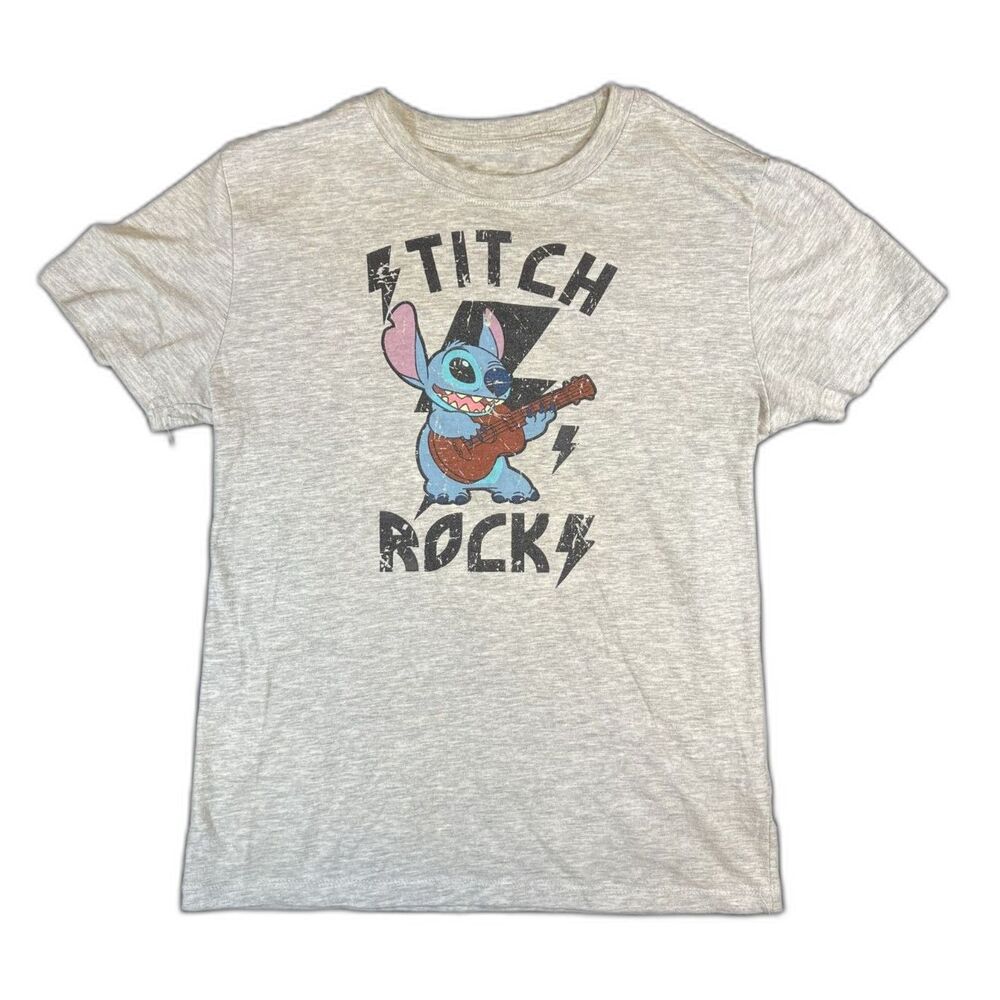 Disney Youth Kids Stitch Rocker T-shirt 10/12